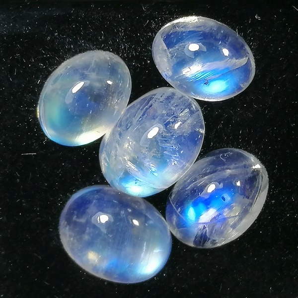 5 Piedras Lunas Arcoiris 7,07 ct