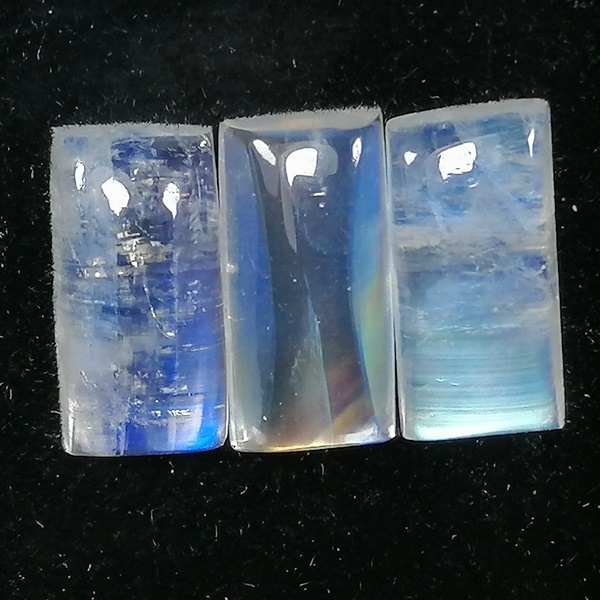 3 Piedras Luna Arcoiris 5,25 ct
