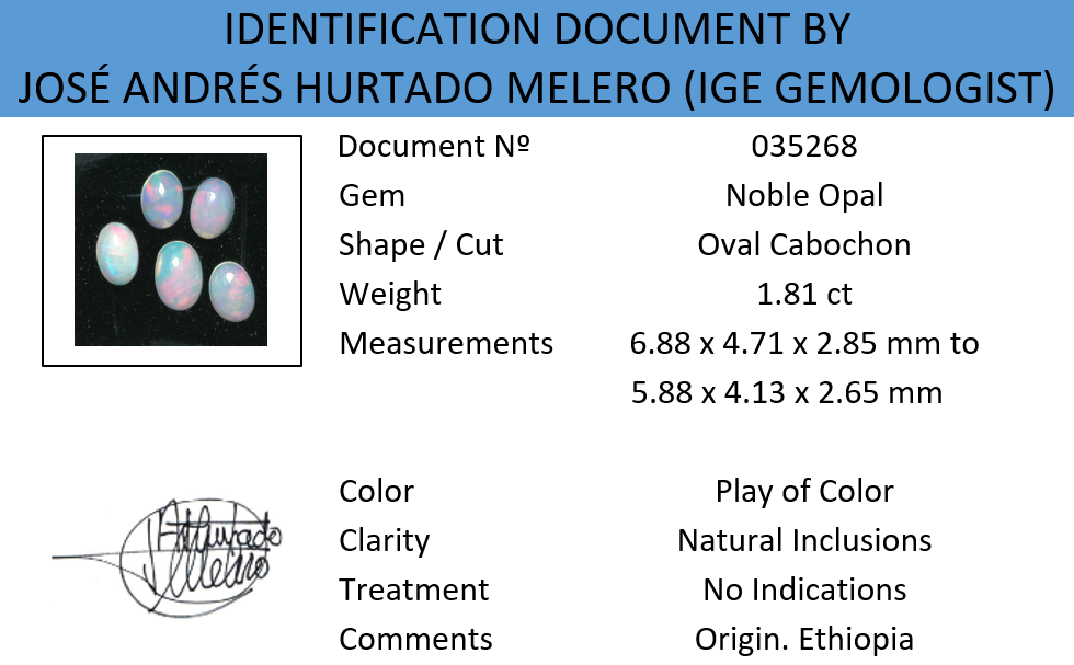 Ópalo Noble 2,76ct Juego de Colores - Imagen 10