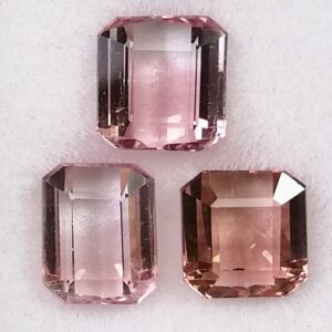 3 Turmalinas Rosas 5,00 ct