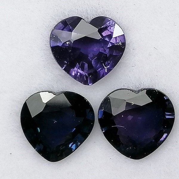 3 Zafiros Azules 2,29 ct - Imagen 4