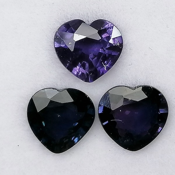 3 Zafiros Azules 2,29 ct - Imagen 6