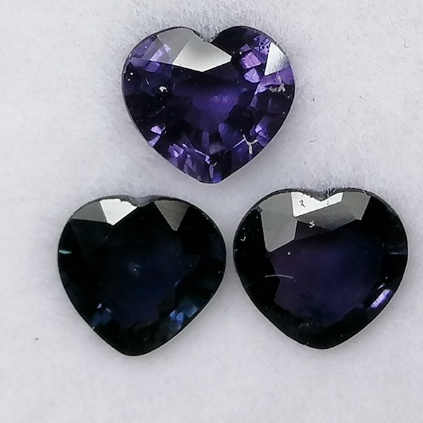 3 Zafiros Azules 2,29 ct - Imagen 7