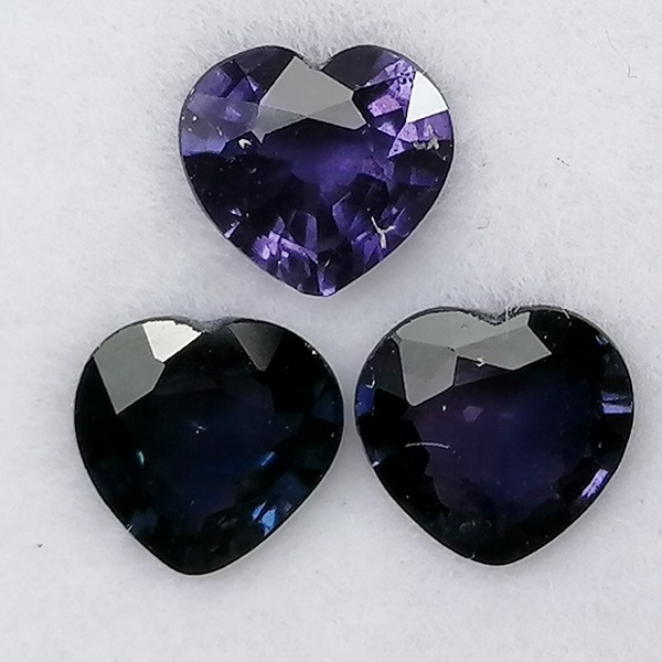 3 Zafiros Azules 2,29 ct - Imagen 8