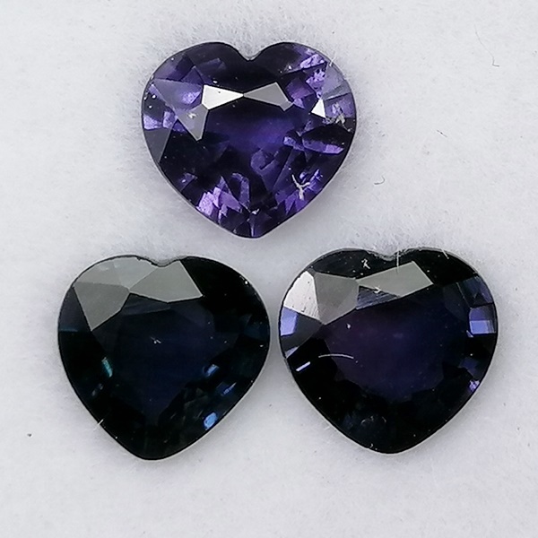 3 Zafiros Azules 2,29 ct - Imagen 9