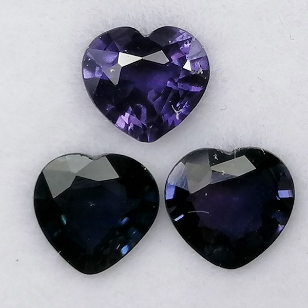 3 Zafiros Azules 2,29 ct - Imagen 11