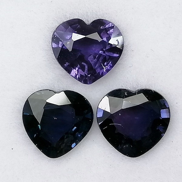 3 Zafiros Azules 2,29 ct - Imagen 12