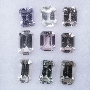 9 Zafiros Multicolor 2,68 ct