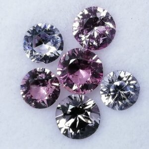 6 Espinelas 2,54 ct Multicolor