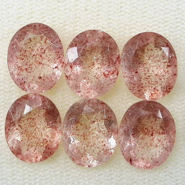 6 Cuarzos Fresa 19,03 ct Naranja