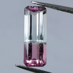 Turmalina Bicolor 1,66ct Rosa