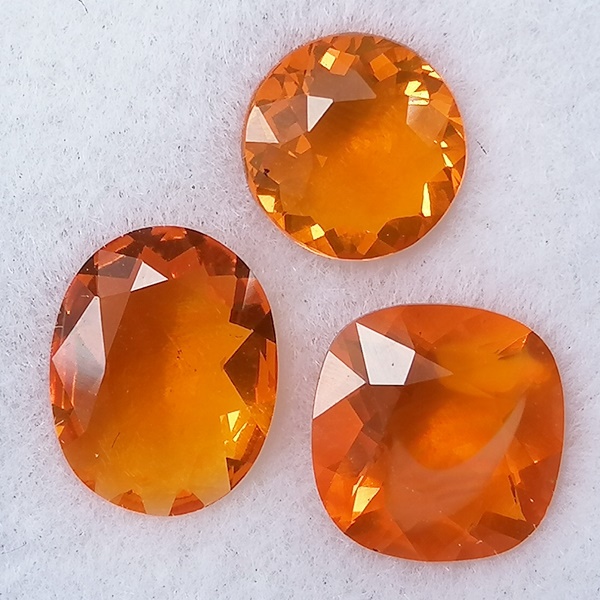 3 Ópalos de Fuego2,29 ct