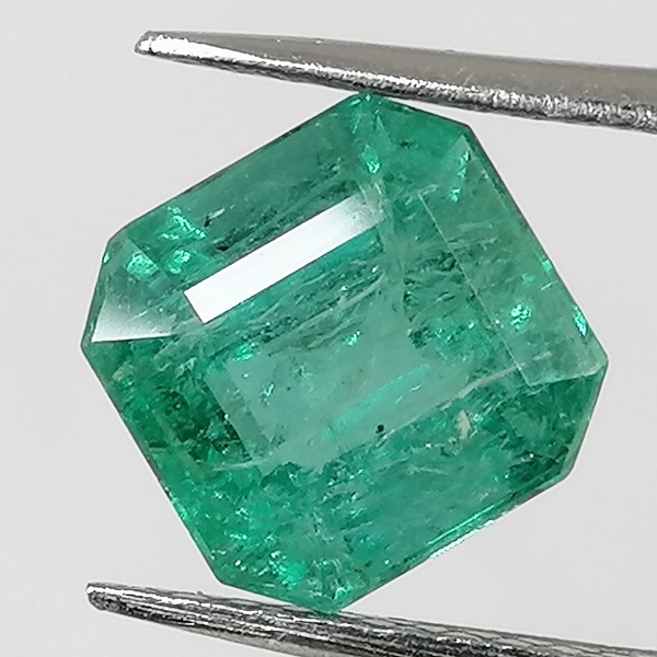 Esmeralda Zambia 1,92ct Verde Azulado