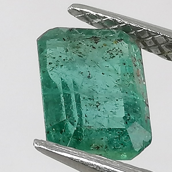 Esmeralda Zambia 0,97ct Verde Azulado - Imagen 3