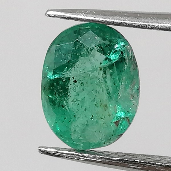 Esmeralda Zambia 1,2ct Verde Azulado