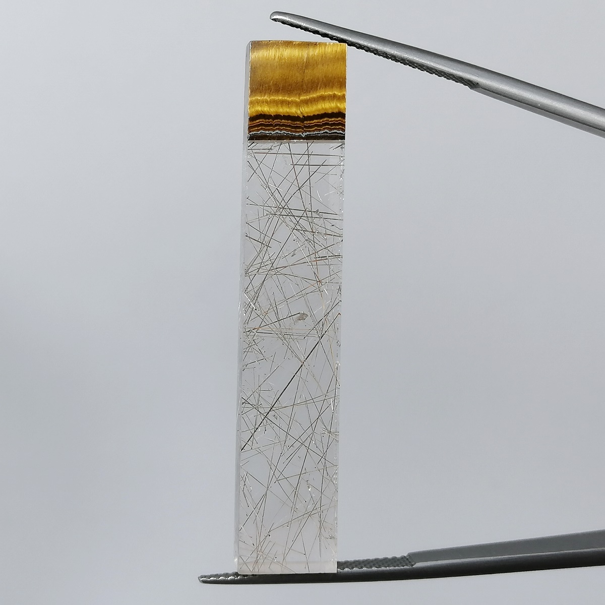 Ojo de Tigre/Cuarzo Rutilado - 30,21 ct