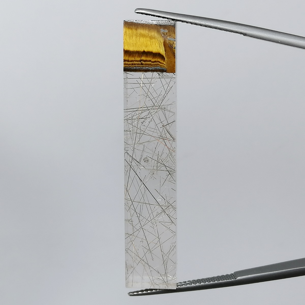 Ojo de Tigre/Cuarzo Rutilado - 30,21 ct - Imagen 13